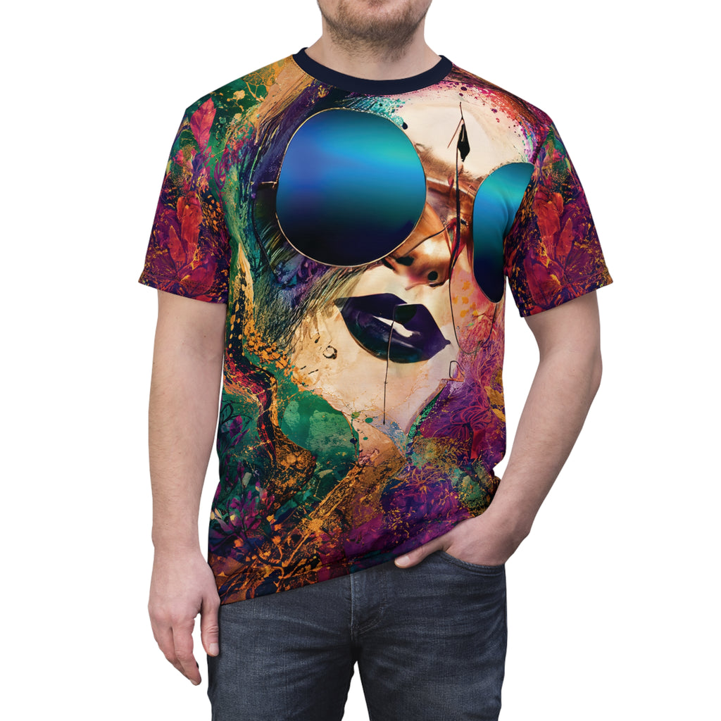 Mirage Muse Opal Tee Vibrant Sunglass Art T-Shirt