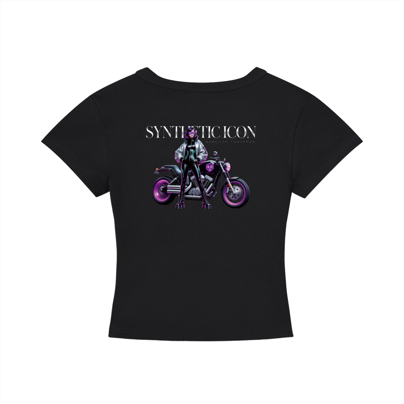 Cropped T-Shirt, Not Made for Yesterday – Android After Dark Women’s Cropped Tee
