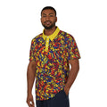 Opal Mosaic Polo Shirt Bold Red, Yellow & Blue