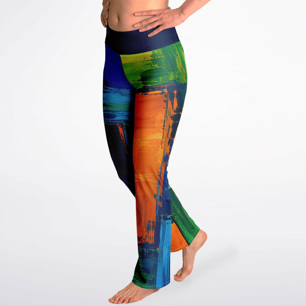 Flare Leggings, Not Boring Flare Leggings – Colour Rush