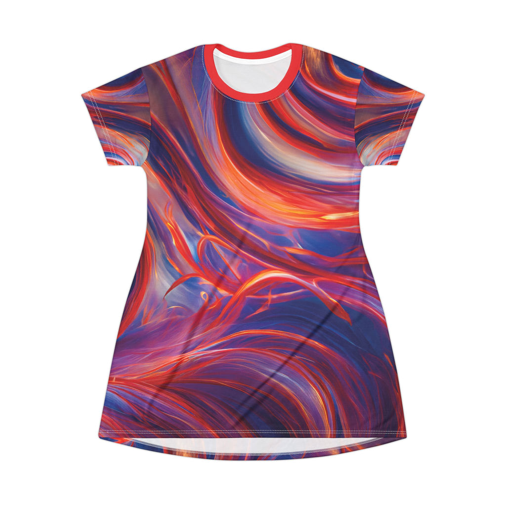 T-Shirt Dress, Not The Usual Solar Velocity Opal Tee