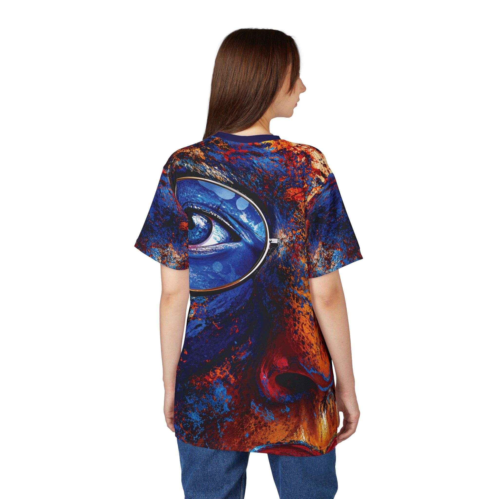 Cut & Sew Tee Opalface Blue Eye T-Shirt