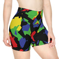 Geo Voltage Opal Biker Shorts
