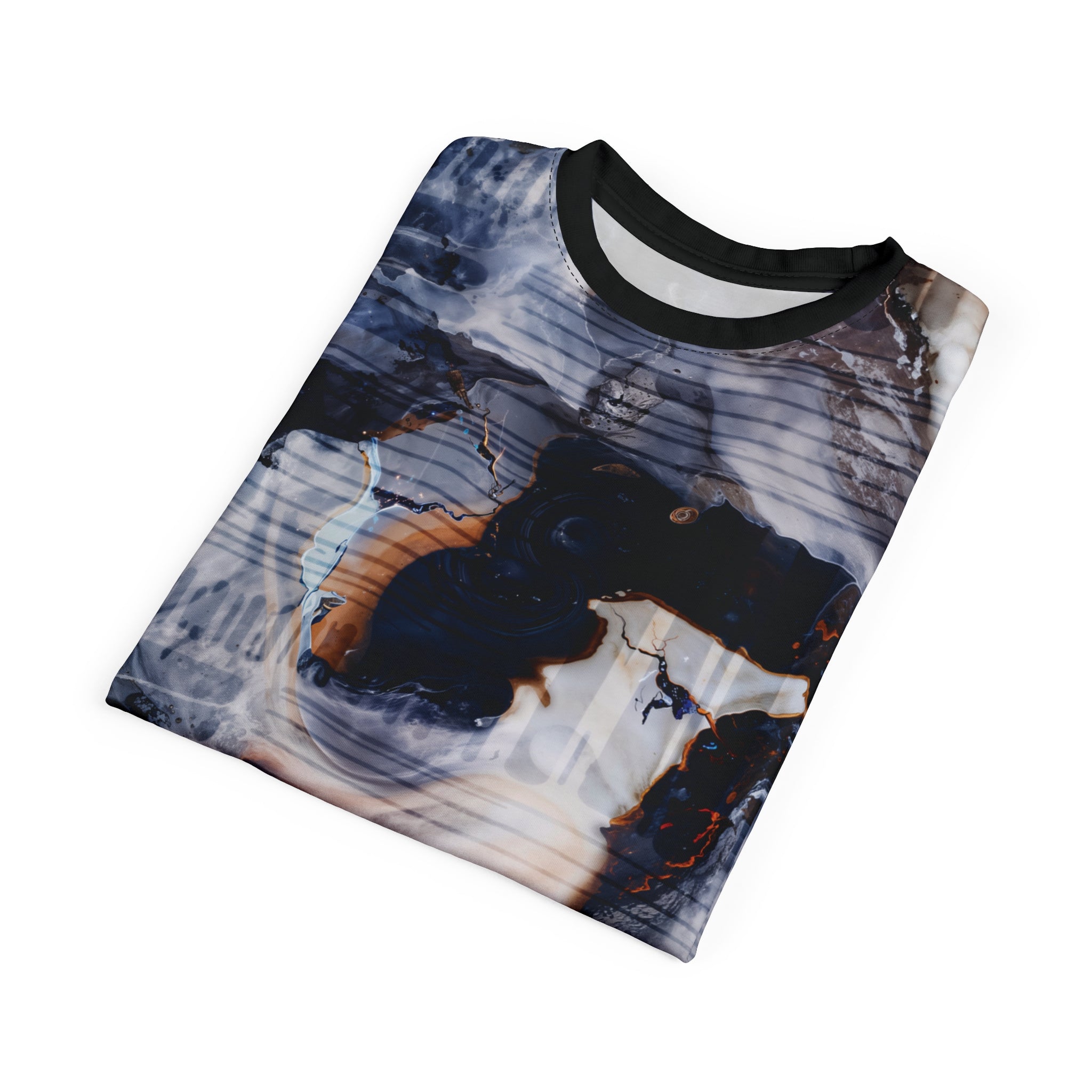 Opal Marble Swirl Tee Cut & Sew T-Shirt