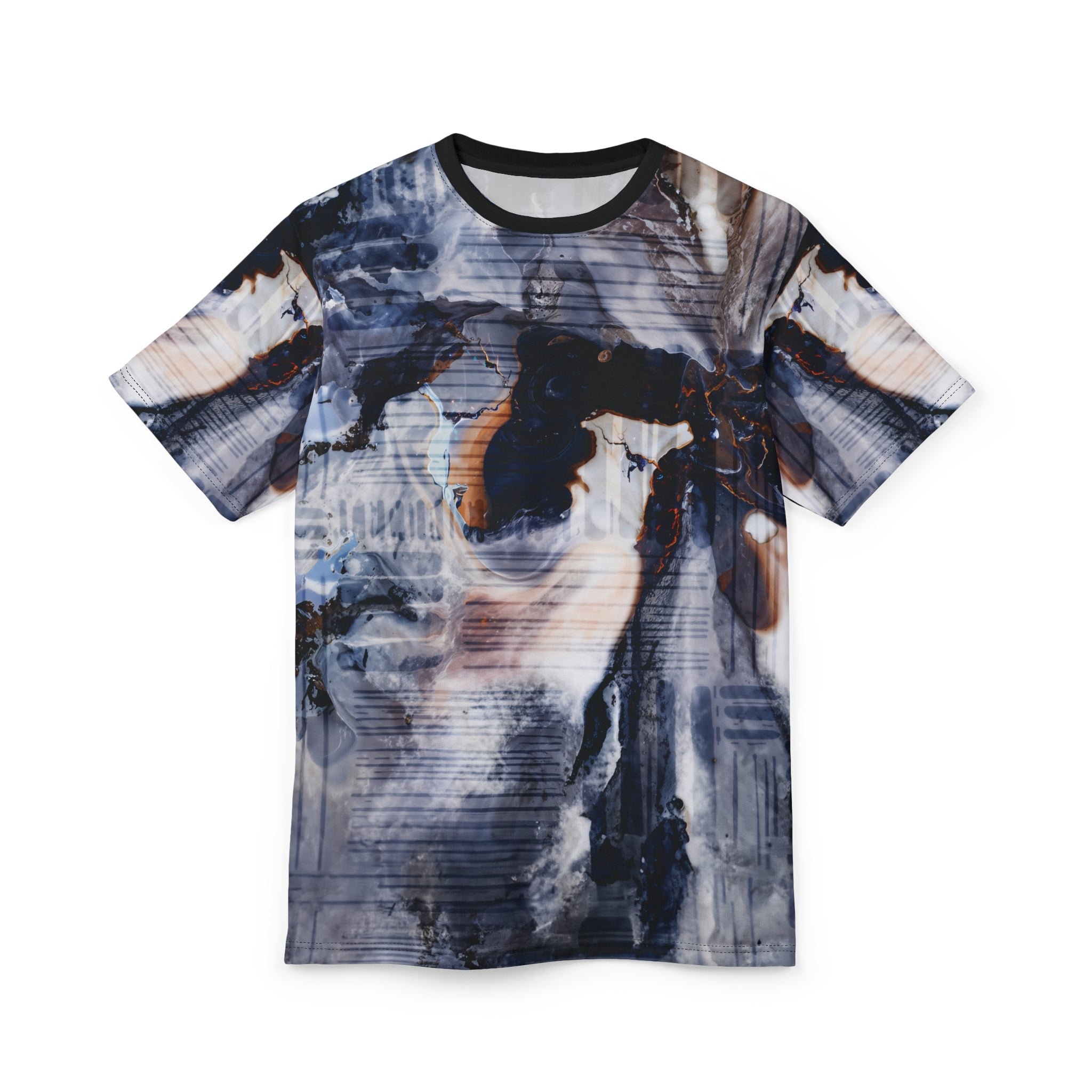 Opal Marble Swirl Tee Cut & Sew T-Shirt