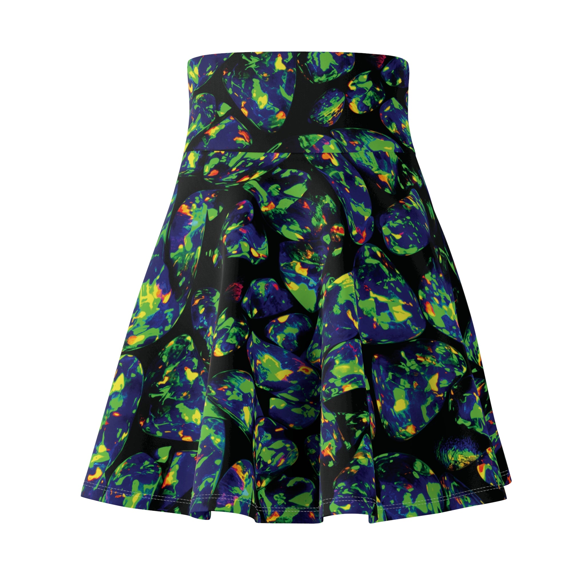 Emerald Voltage Skater Skirt