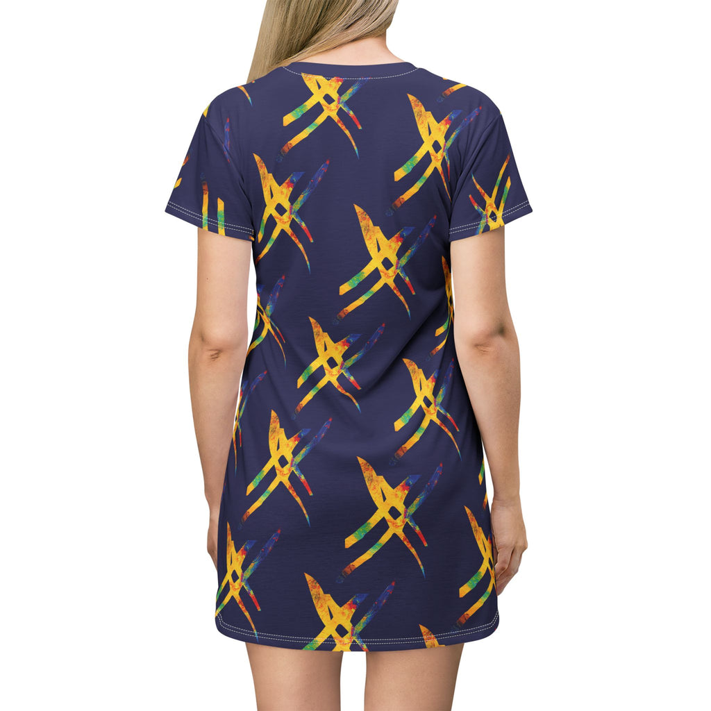 Not Your Usual Electric Flight T-Shirt Dress
