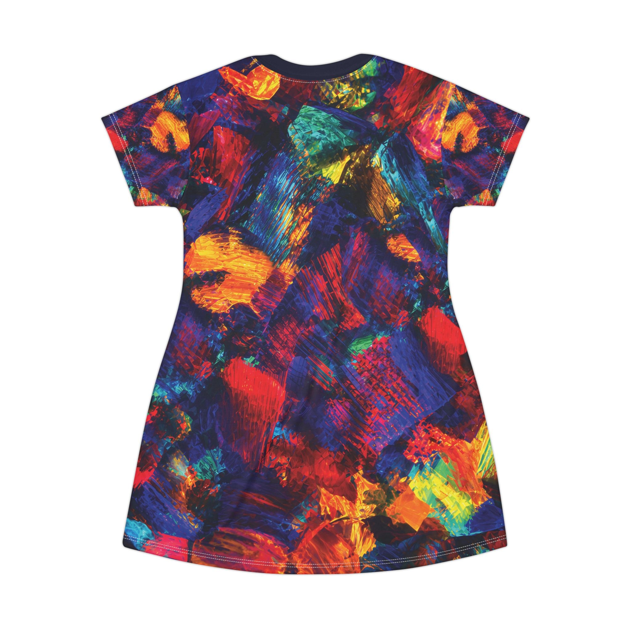 Opal Colorful Brushstroke T-Shirt Dress