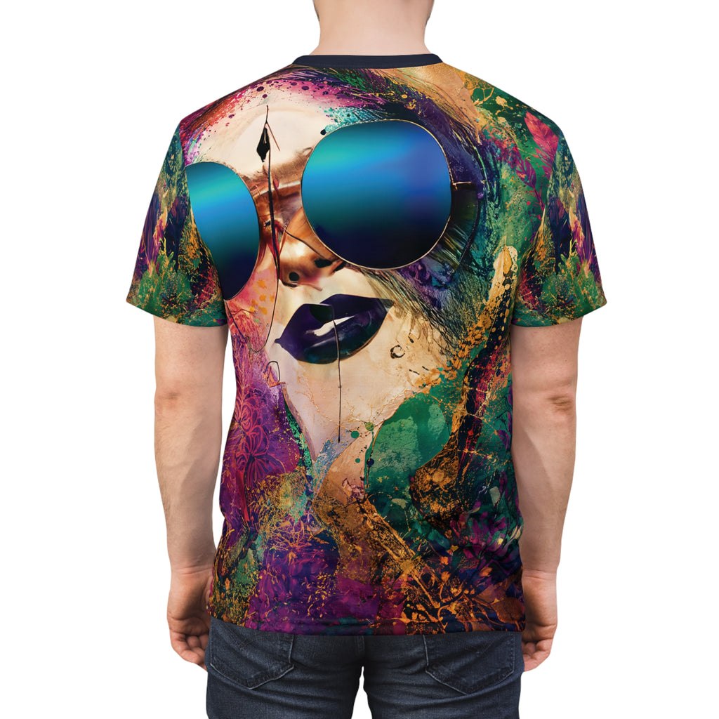 Mirage Muse Opal Tee Vibrant Sunglass Art T-Shirt