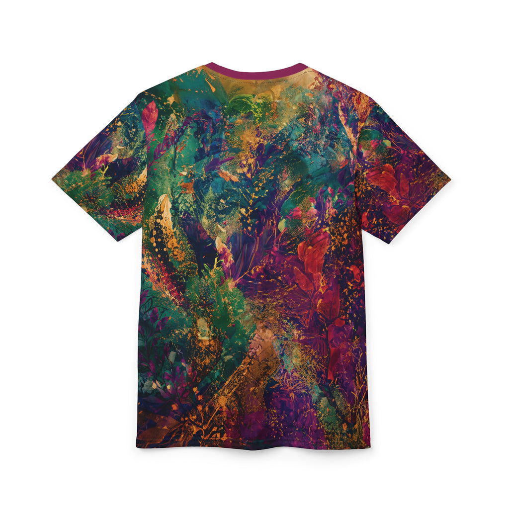Colorburst Sunglasses Neon Muse Portrait Tee Graphic T‑Shirt