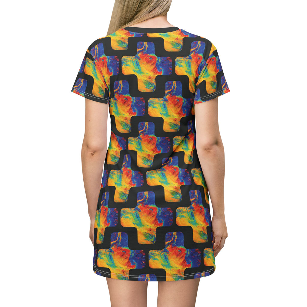 Not Your Average Colour Circuit T-Shirt Dress