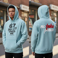 Not Basic Fit Culture Snow Wash Fleece Oversize Hoodie No Fake Peace 67