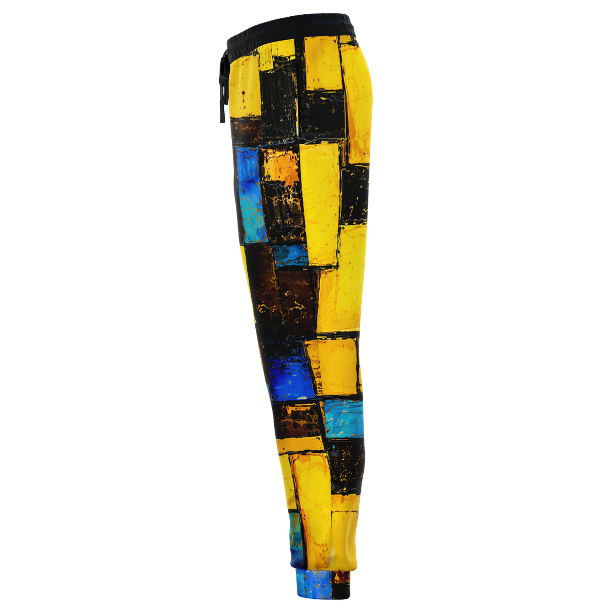 Athletic Joggers, Not Your Basic Opal Blue Gold Athletic Joggers