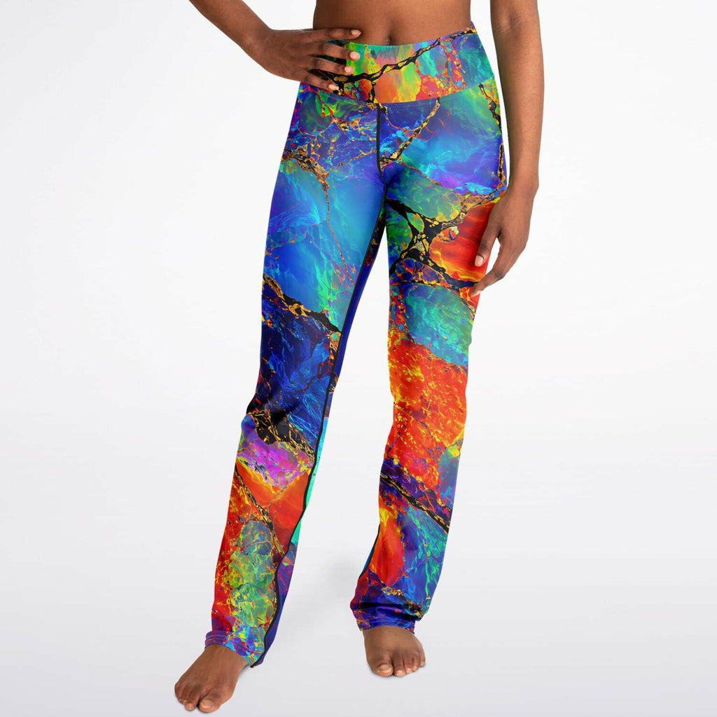Flare Leggings, Not Boring Opal Electric Leggings