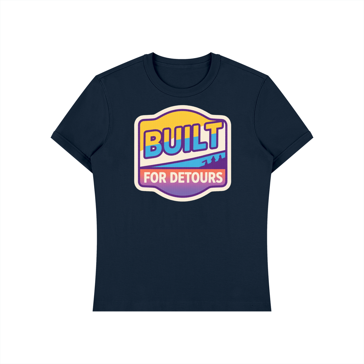 Not Bland Heavyweight Slim Fit T-Shirt Built for Detours Unisex Tee