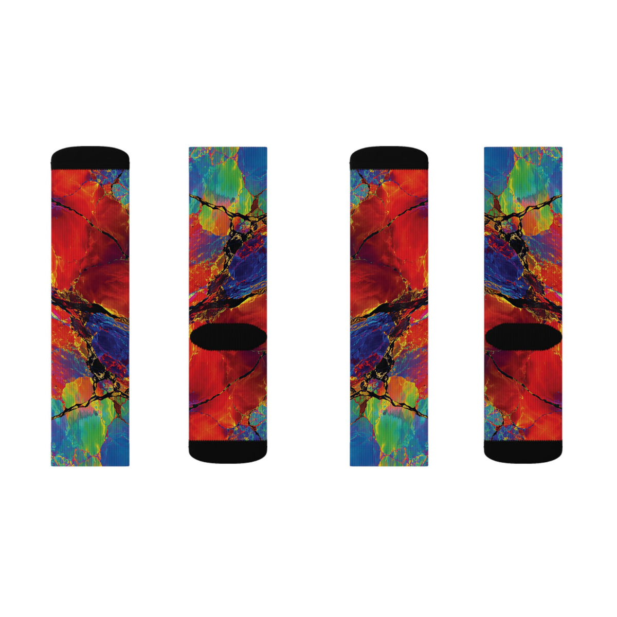 Socks, The Coolest Vibrant Art Crew Socks in Town