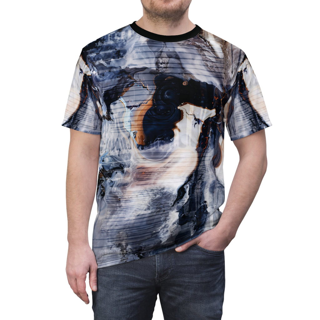 Opal Marble Swirl Tee Cut & Sew T-Shirt