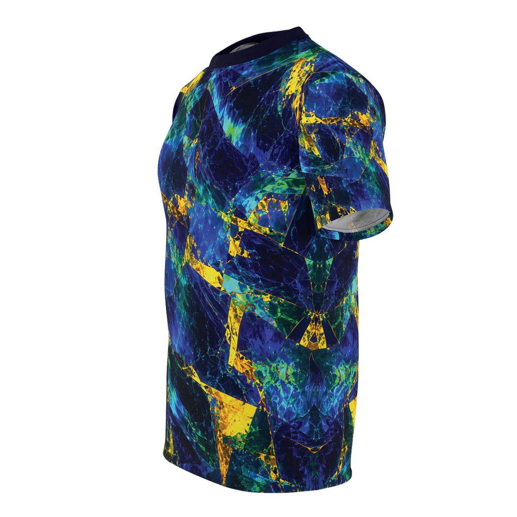 Blue Green Opal Tee Abyssal Gold Shard T-Shirt