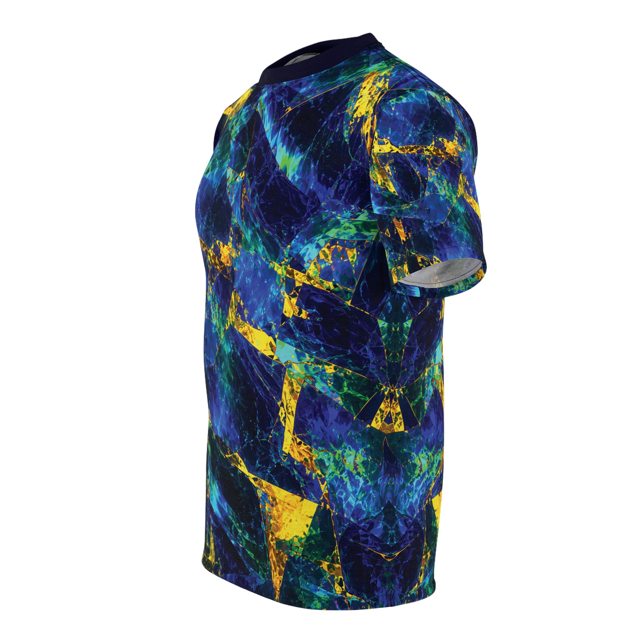 Blue Green Opal Tee Abyssal Gold Shard T-Shirt
