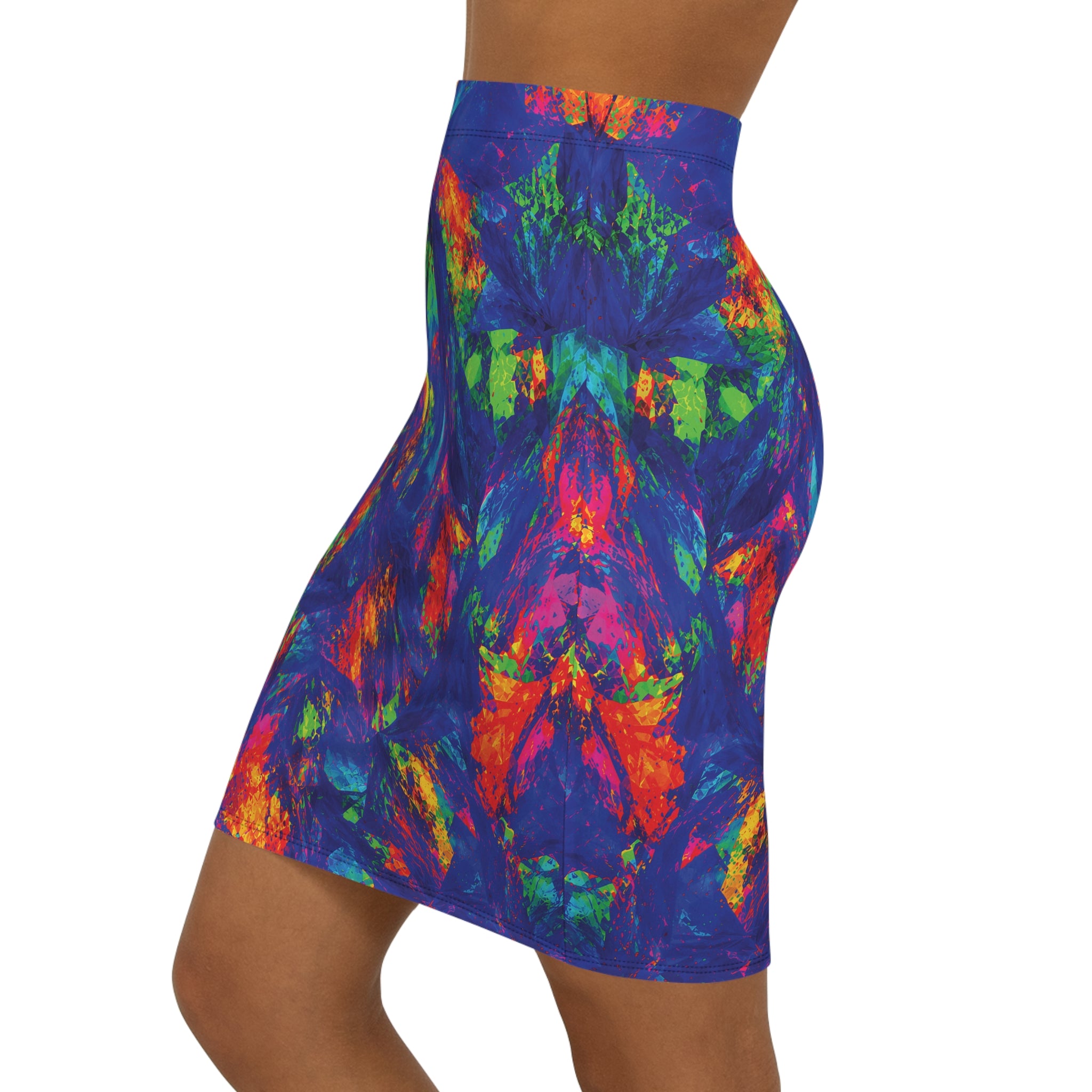 Electric Reef Opal Pencil Skirt