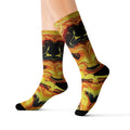 Socks, The Coolest Inferno Swirl Crew Socks