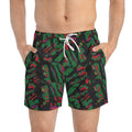 Swim Trunks, Not Your Average Neon Jungle Shorts