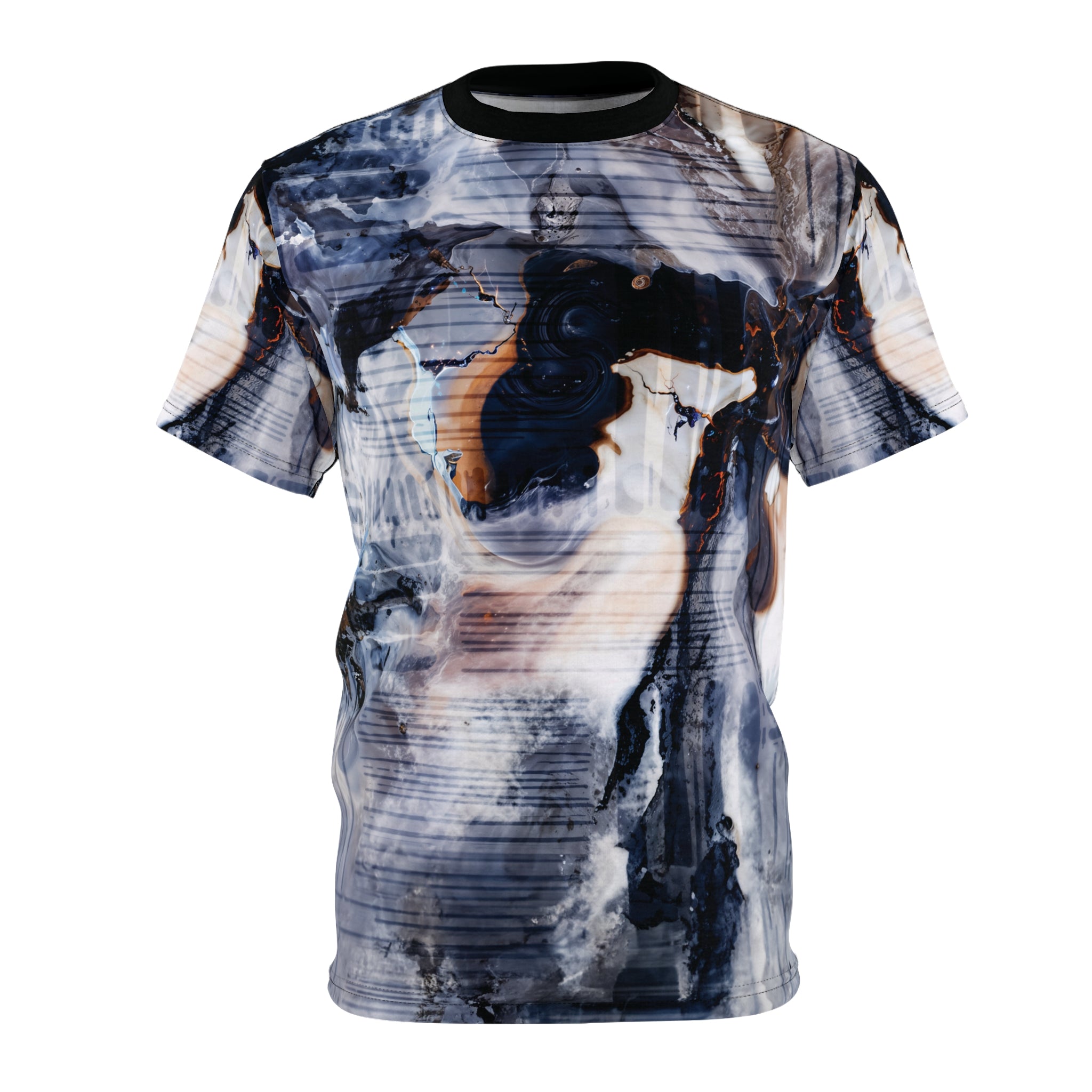 Opal Marble Swirl Tee Cut & Sew T-Shirt