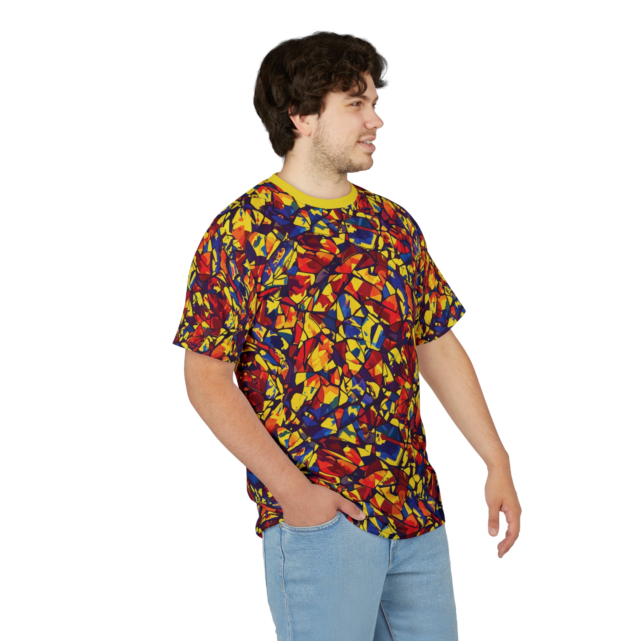 Primary Pulse Mosaic Tee All-Over Print T-Shirt