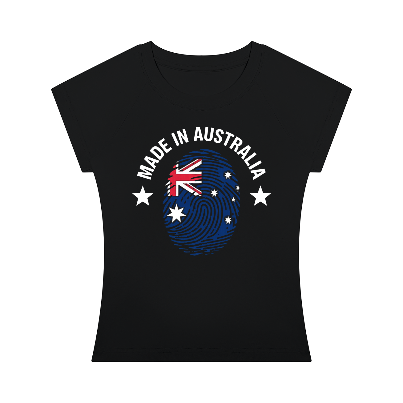 Not Muted Women’s Slim Raglan T-Shirt Aussie Identity Tee