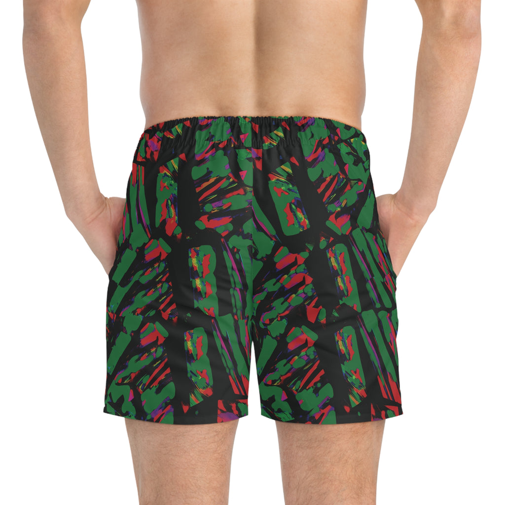 Swim Trunks, Not Your Average Neon Jungle Shorts