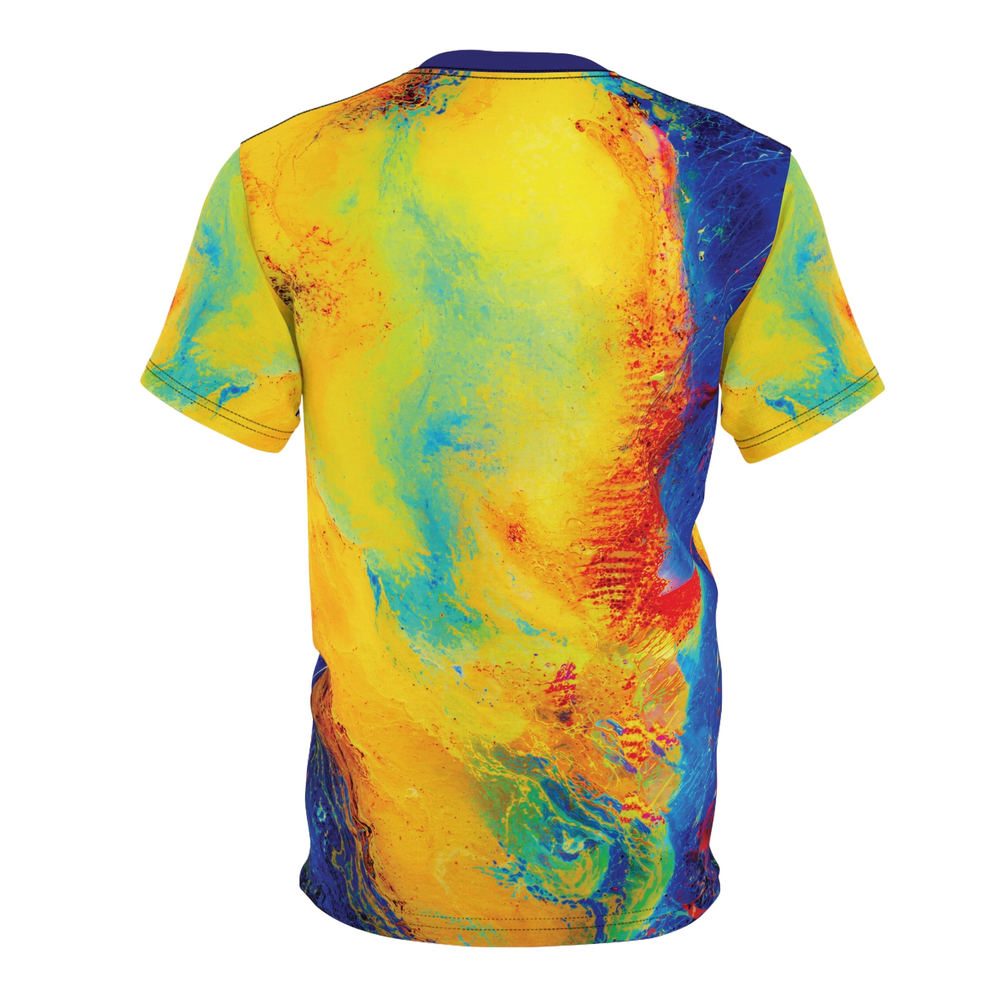 Electric Gaze Opal Tee Vibrant Art T-Shirt
