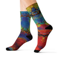 Socks, The Coolest Vibrant Art Crew Socks in Town