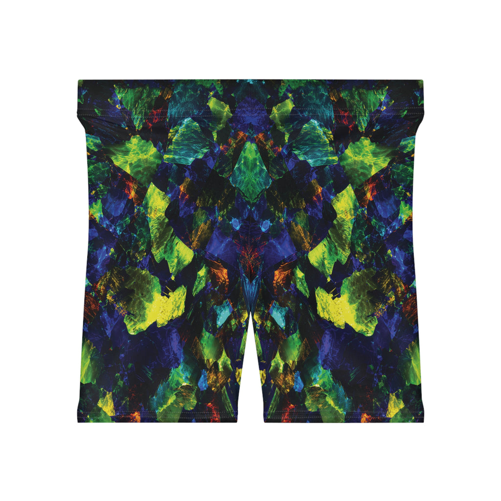 Neon Quarry Opal Biker Shorts