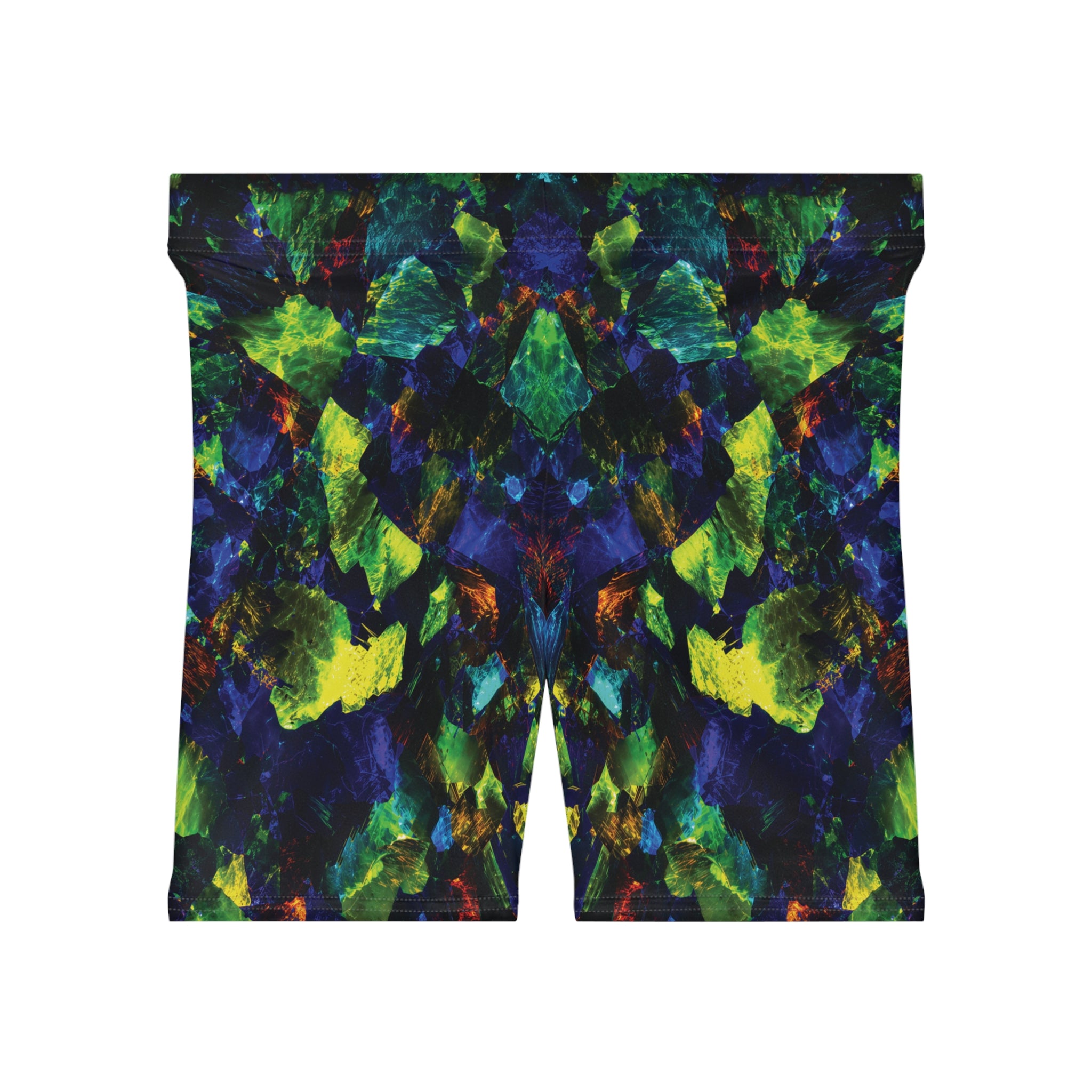 Neon Quarry Opal Biker Shorts