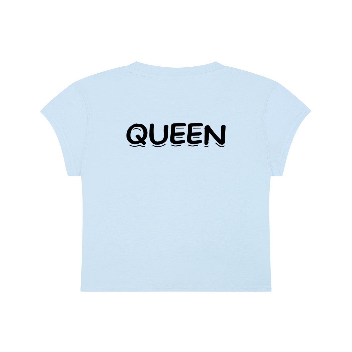 Not Silent Women's Slim-Fit Cropped T-Shirt - Good To Be Queen Tee
