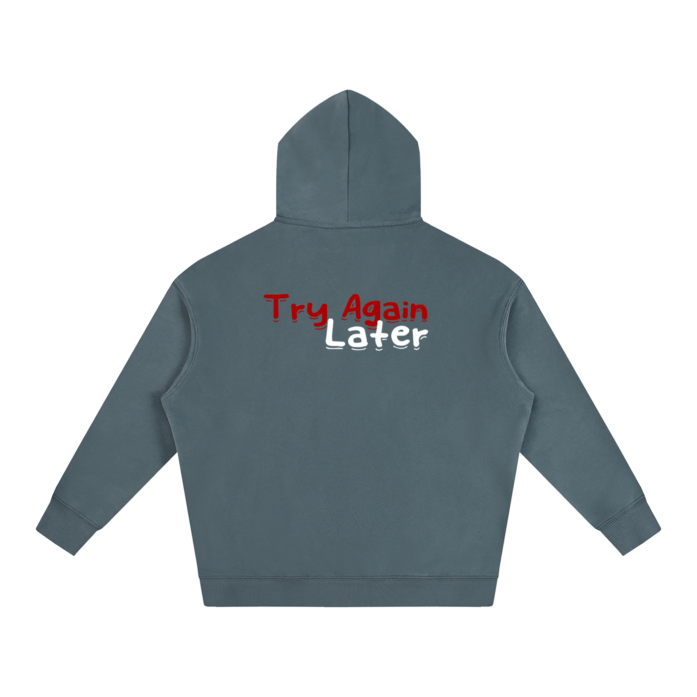 Not Your Standard Fleece Cancel the Chaos Hoodie – Try Again Later Edition