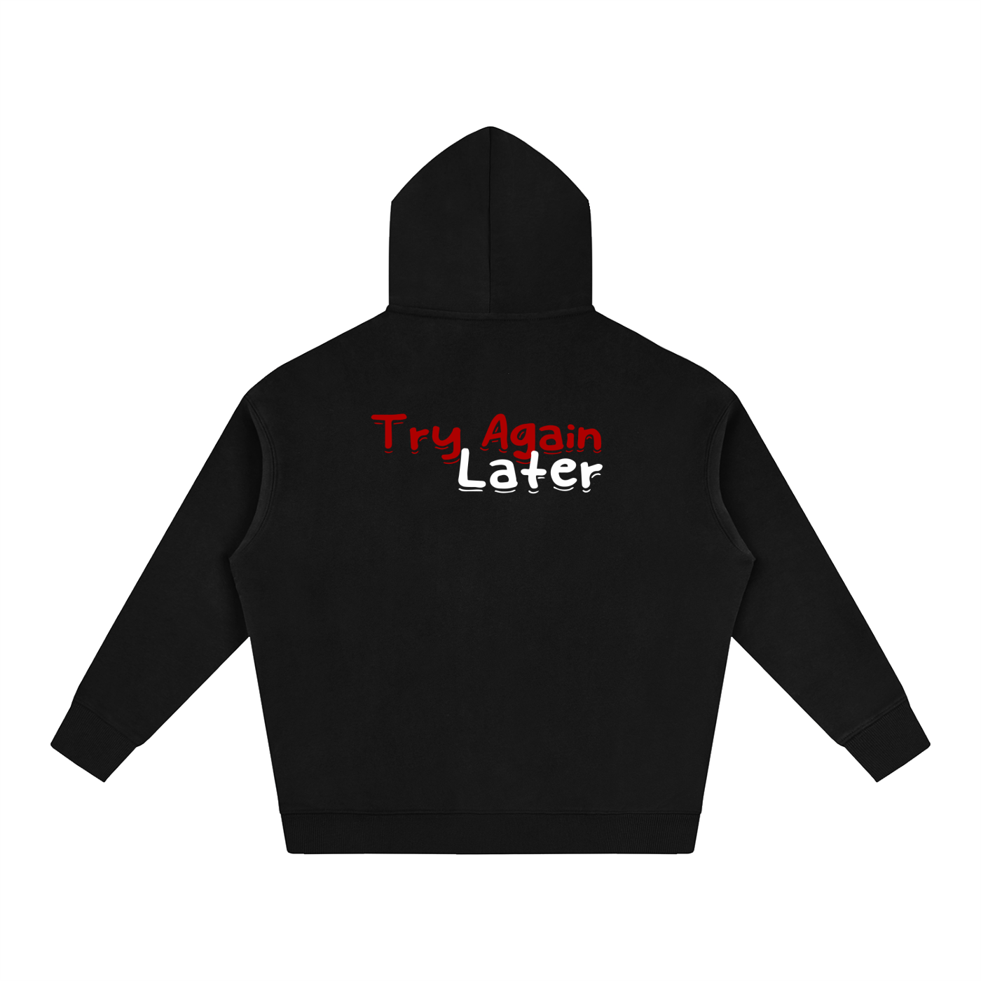 Not Your Standard Fleece Cancel the Chaos Hoodie – Try Again Later Edition