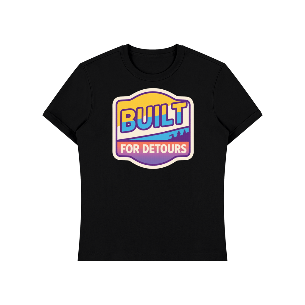Not Bland Heavyweight Slim Fit T-Shirt Built for Detours Unisex Tee