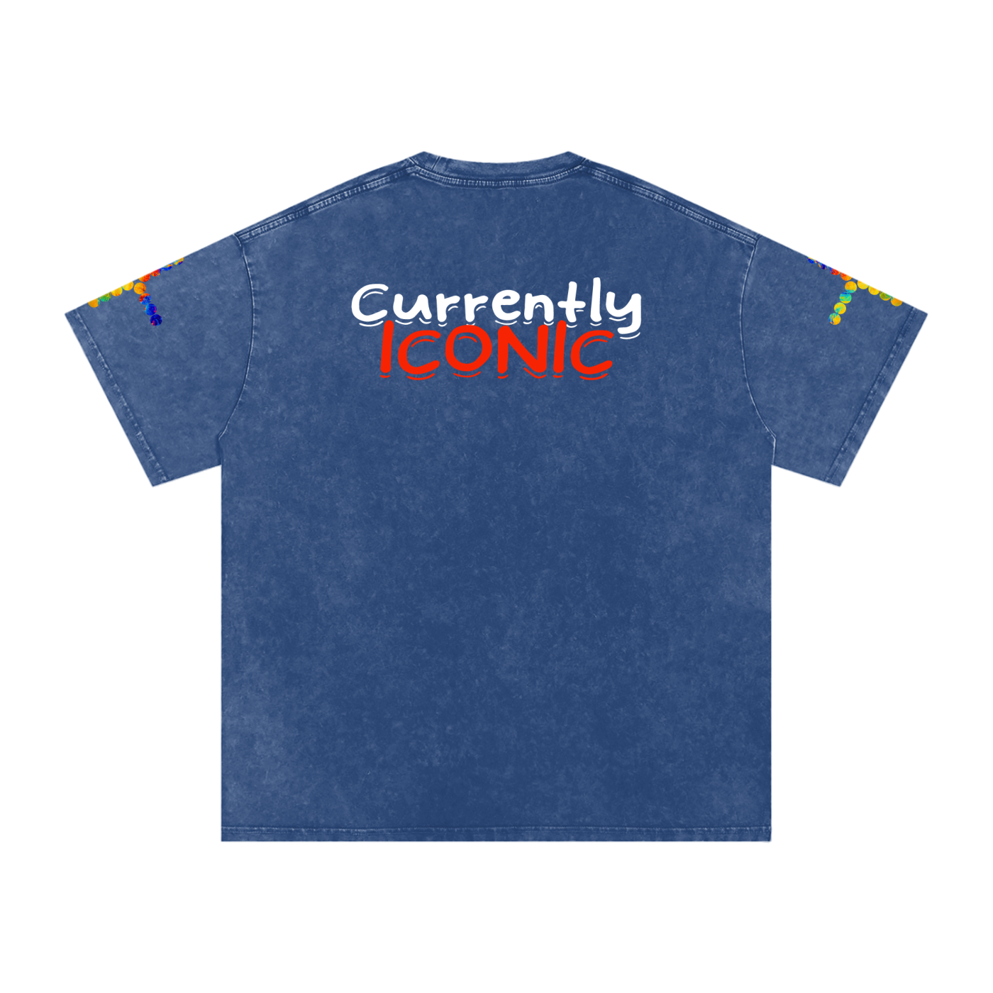 Not Currently Ordinary Snow Washed Oversized Cotton T-Shirt