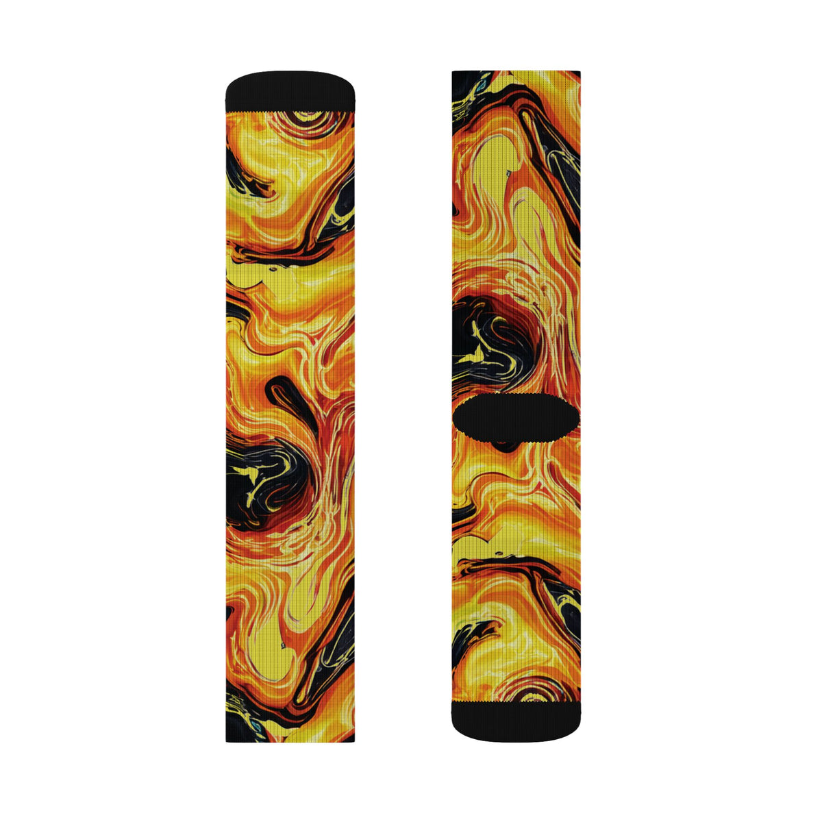 Socks, The Coolest Inferno Swirl Crew Socks