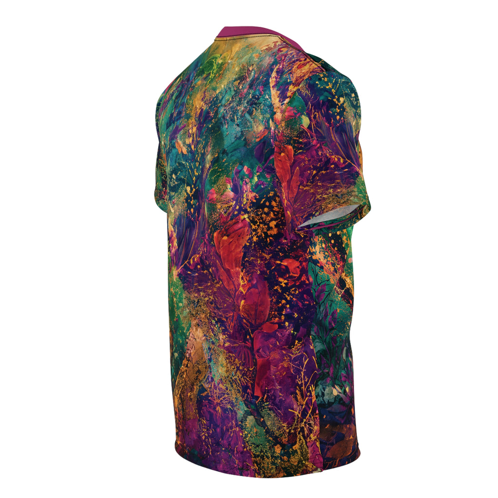 Colorburst Sunglasses Neon Muse Portrait Tee Graphic T‑Shirt