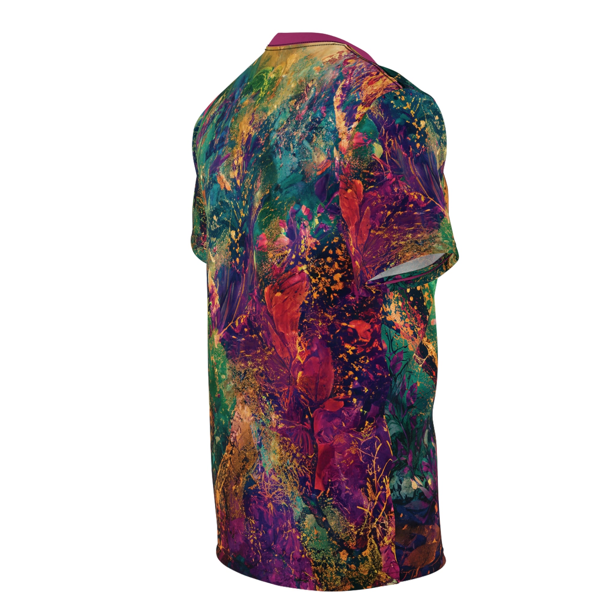 Colorburst Sunglasses Neon Muse Portrait Tee Graphic T‑Shirt