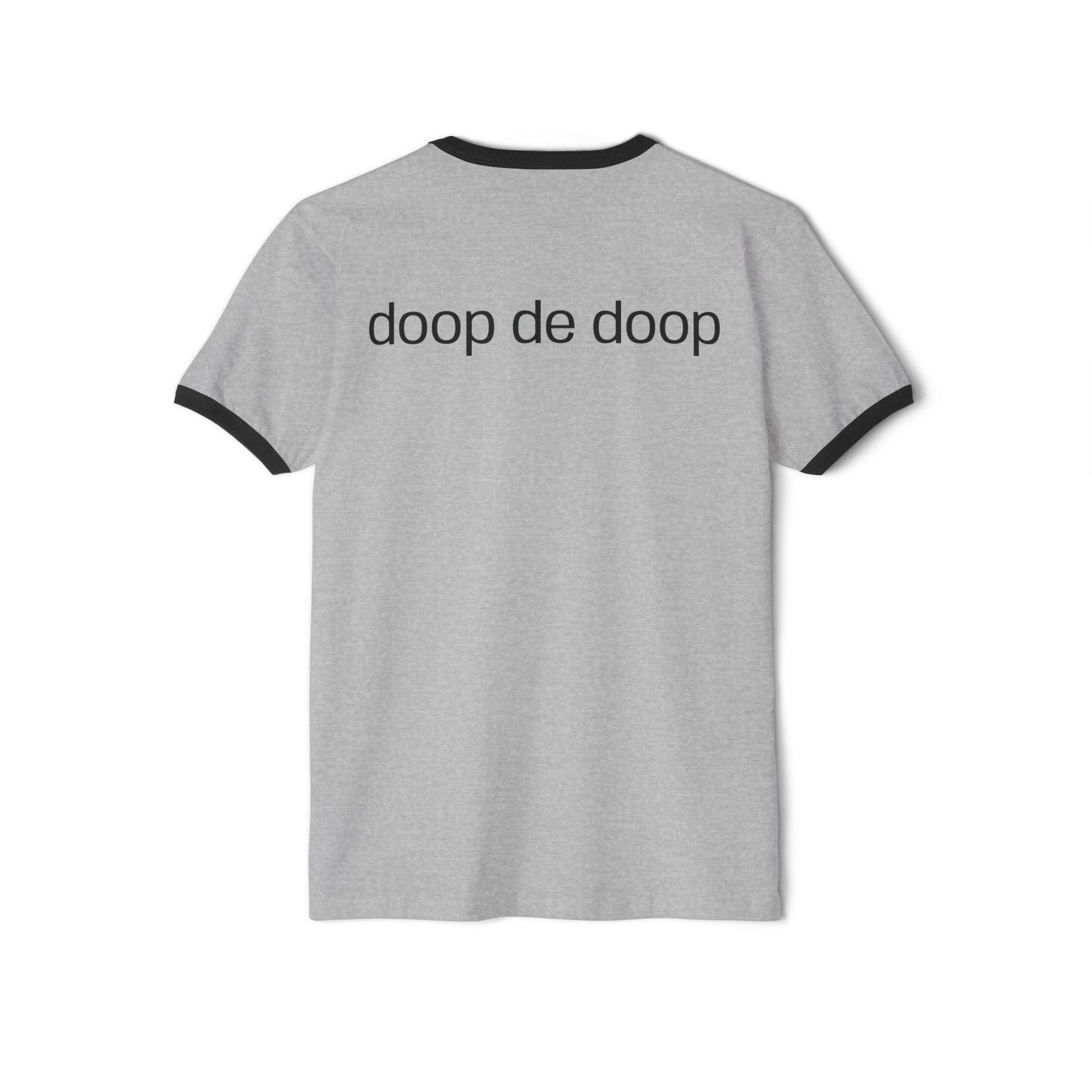 Not The Plain Option Work of Art Everybody Ringer Tee — doop de doop Graphic T‑Shirt