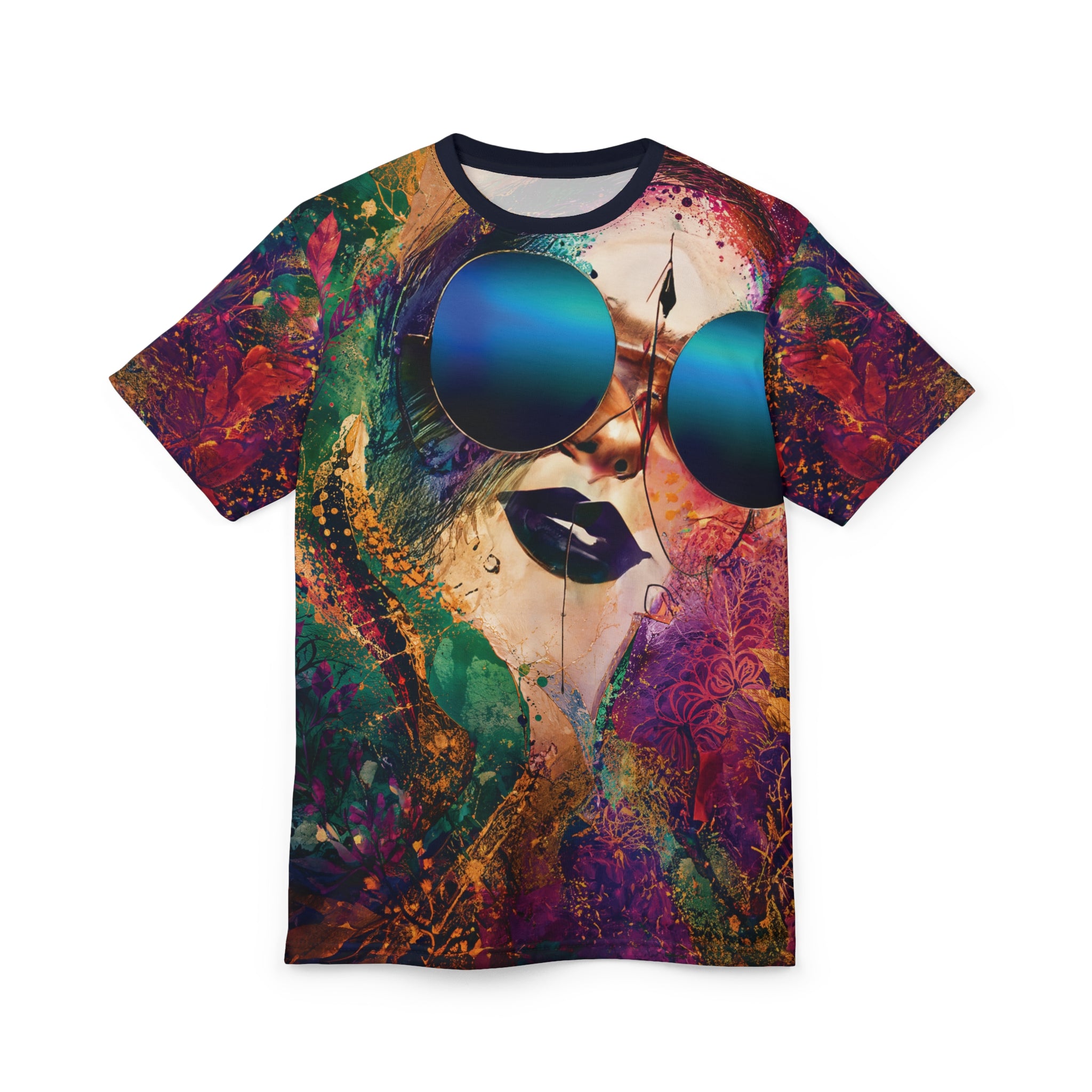 Mirage Muse Opal Tee Vibrant Sunglass Art T-Shirt