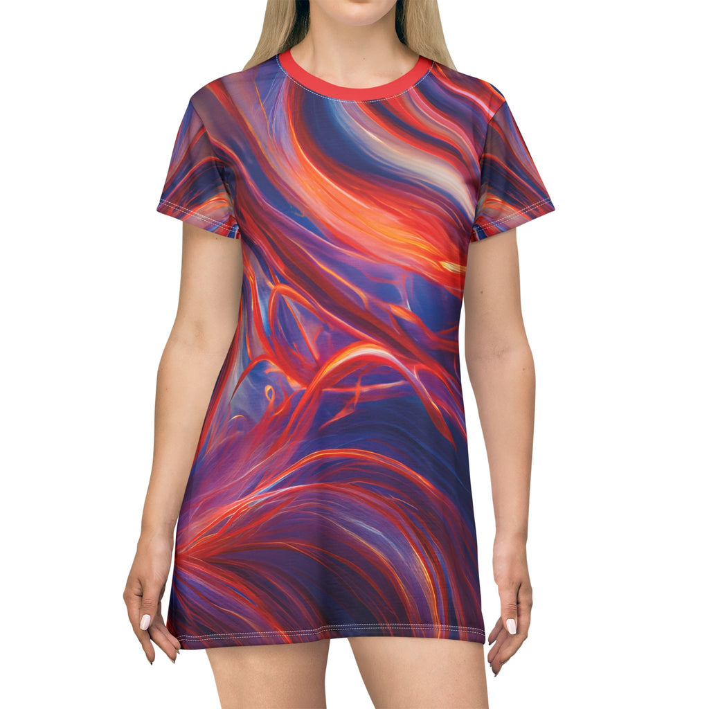 T-Shirt Dress, Not The Usual Solar Velocity Opal Tee