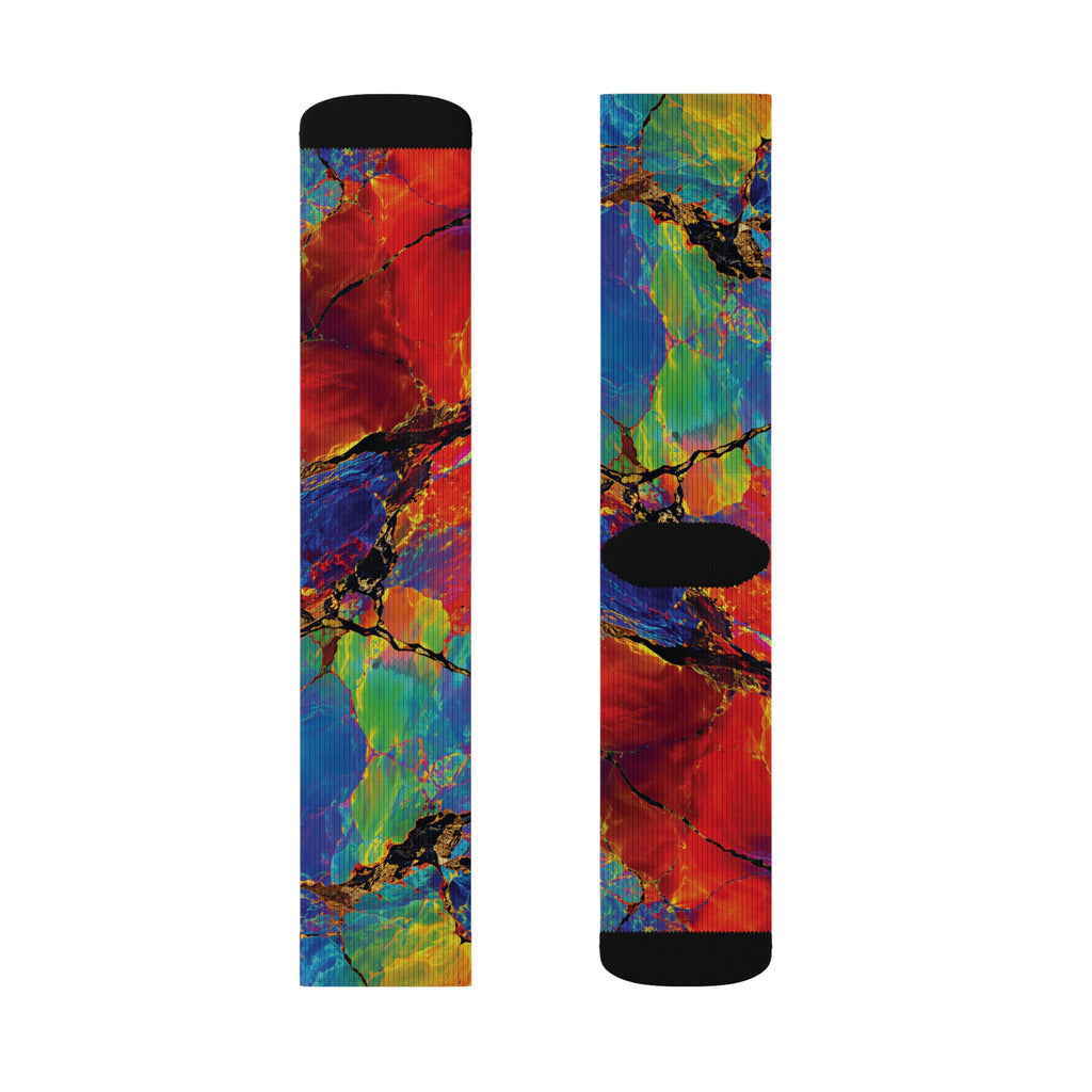 Socks, The Coolest Vibrant Art Crew Socks in Town