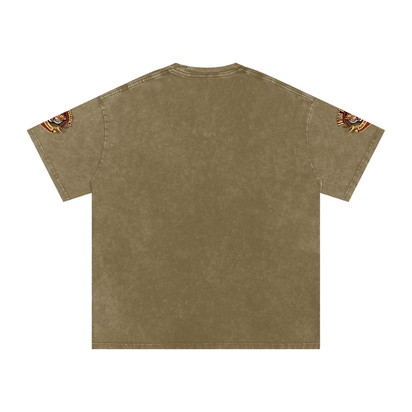 Not Easily Tamed Snow Washed Oversized Cotton T-Shirt