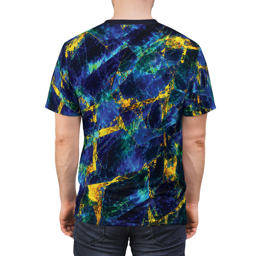 Blue Green Opal Tee Abyssal Gold Shard T-Shirt
