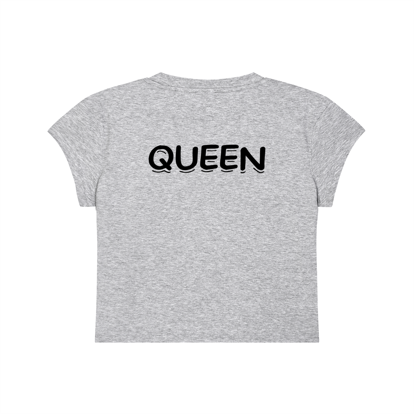 Not Silent Women's Slim-Fit Cropped T-Shirt - Good To Be Queen Tee