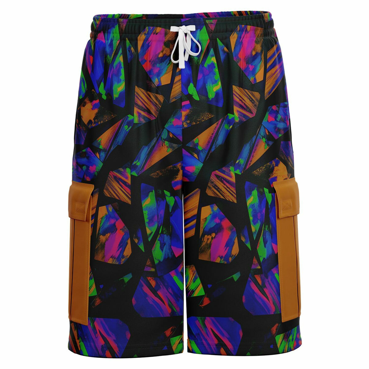 Cargo Shorts, Not Your Average Cargo Shorts – Abstract Colour Heavyweight
